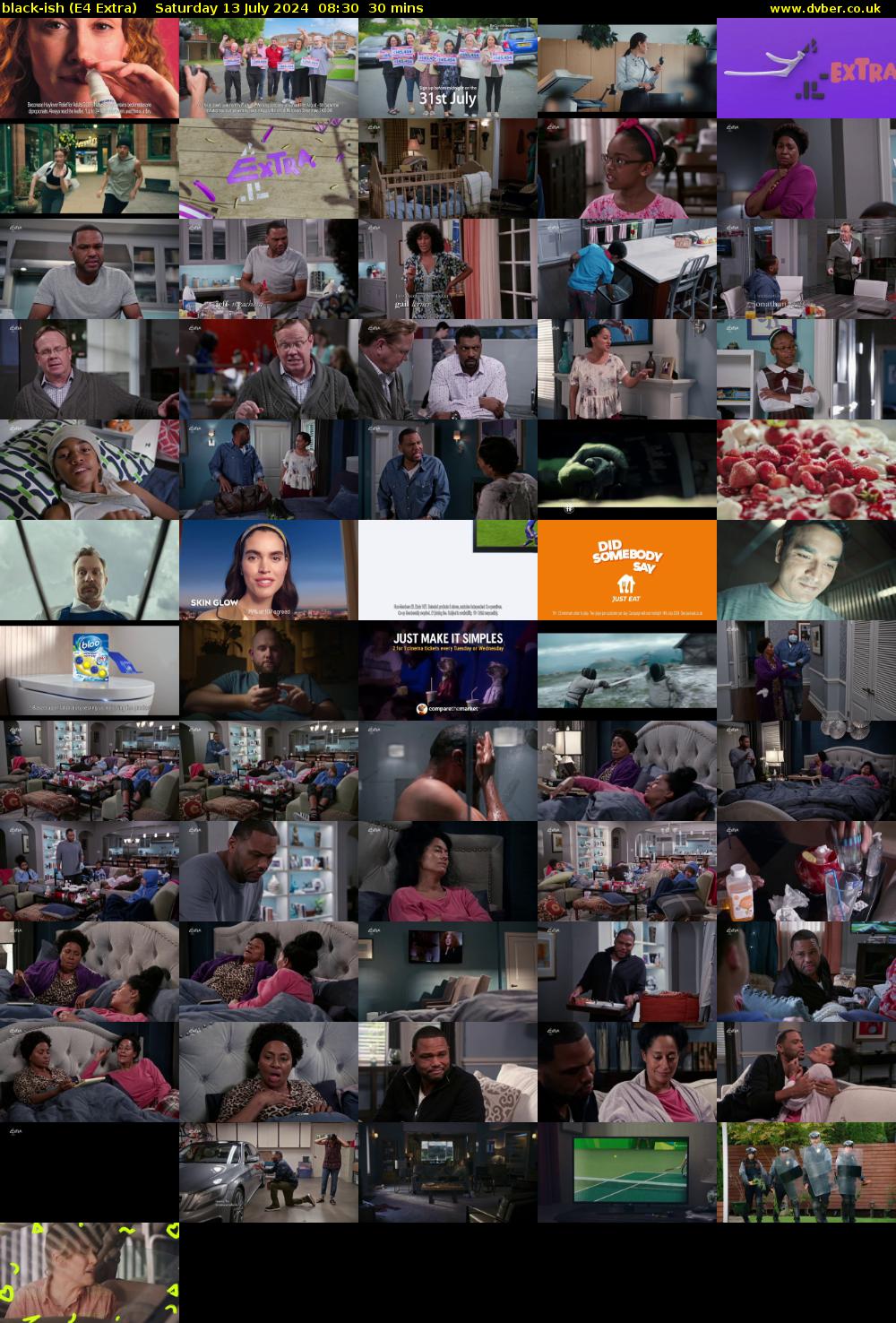 black-ish (E4 Extra) Saturday 13 July 2024 08:30 - 09:00