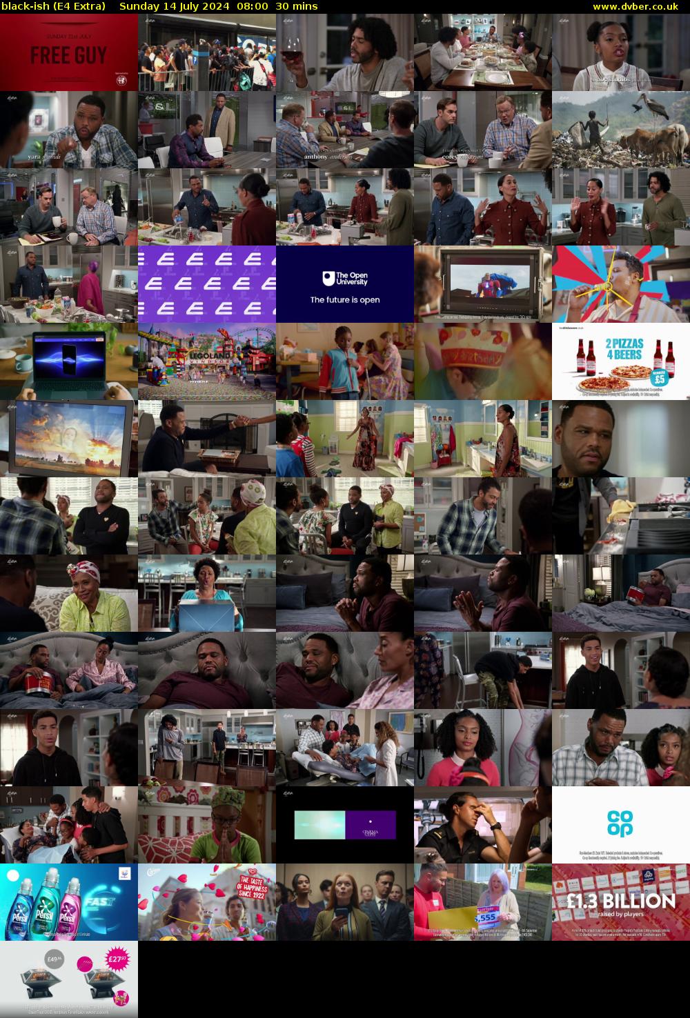 black-ish (E4 Extra) Sunday 14 July 2024 08:00 - 08:30