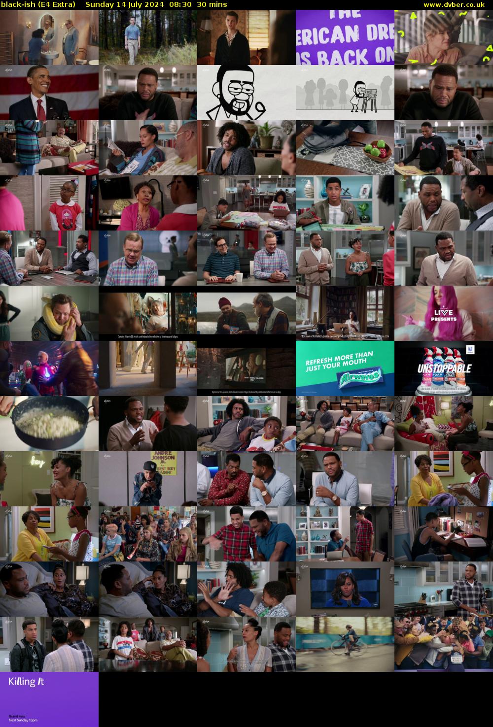 black-ish (E4 Extra) Sunday 14 July 2024 08:30 - 09:00