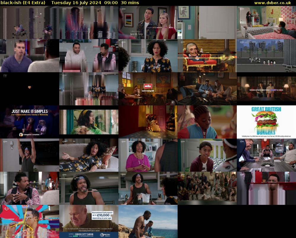 black-ish (E4 Extra) Tuesday 16 July 2024 09:00 - 09:30