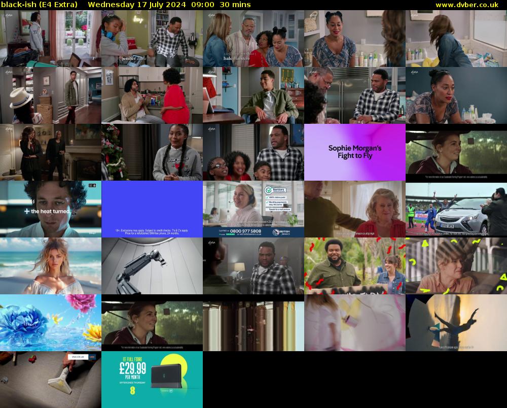black-ish (E4 Extra) Wednesday 17 July 2024 09:00 - 09:30