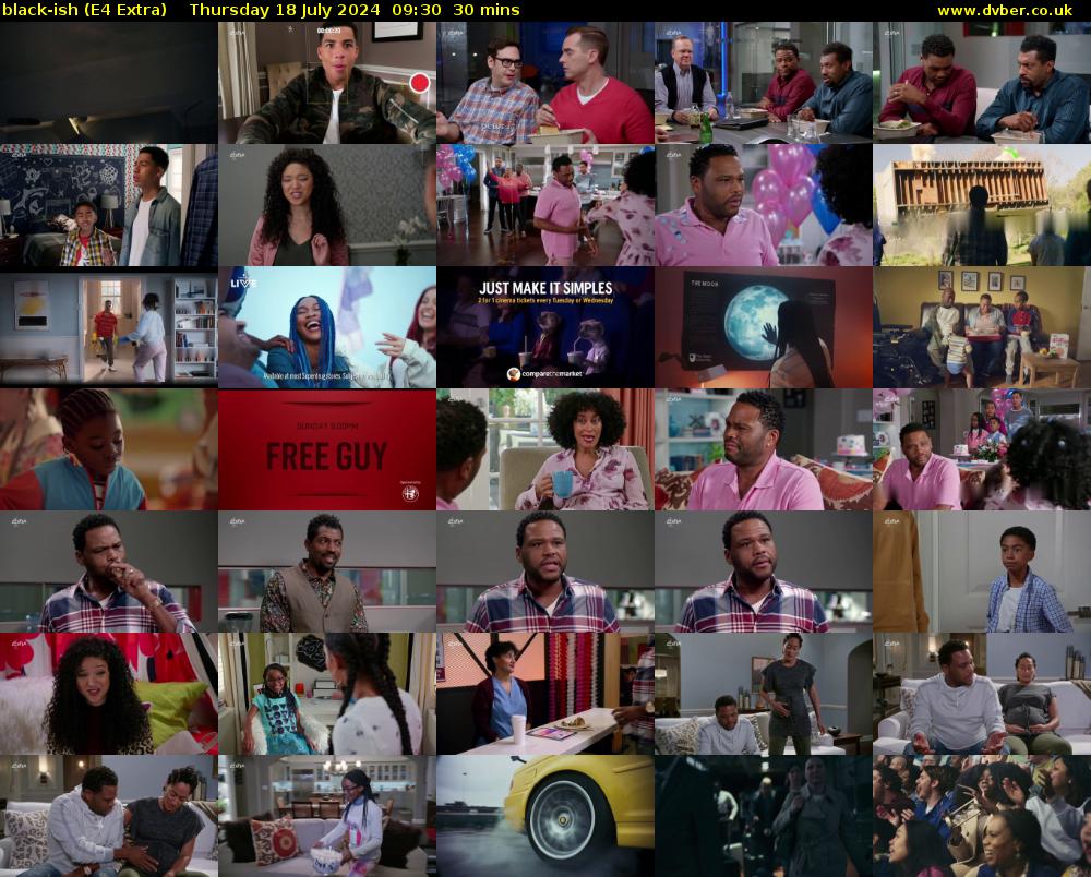black-ish (E4 Extra) Thursday 18 July 2024 09:30 - 10:00