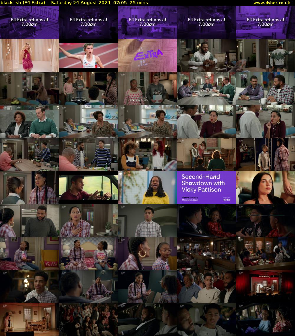 black-ish (E4 Extra) Saturday 24 August 2024 07:05 - 07:30