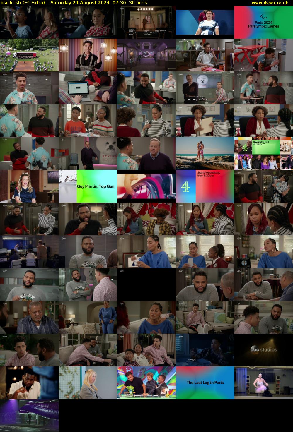black-ish (E4 Extra) Saturday 24 August 2024 07:30 - 08:00