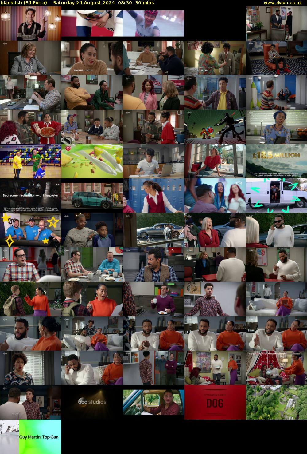 black-ish (E4 Extra) Saturday 24 August 2024 08:30 - 09:00