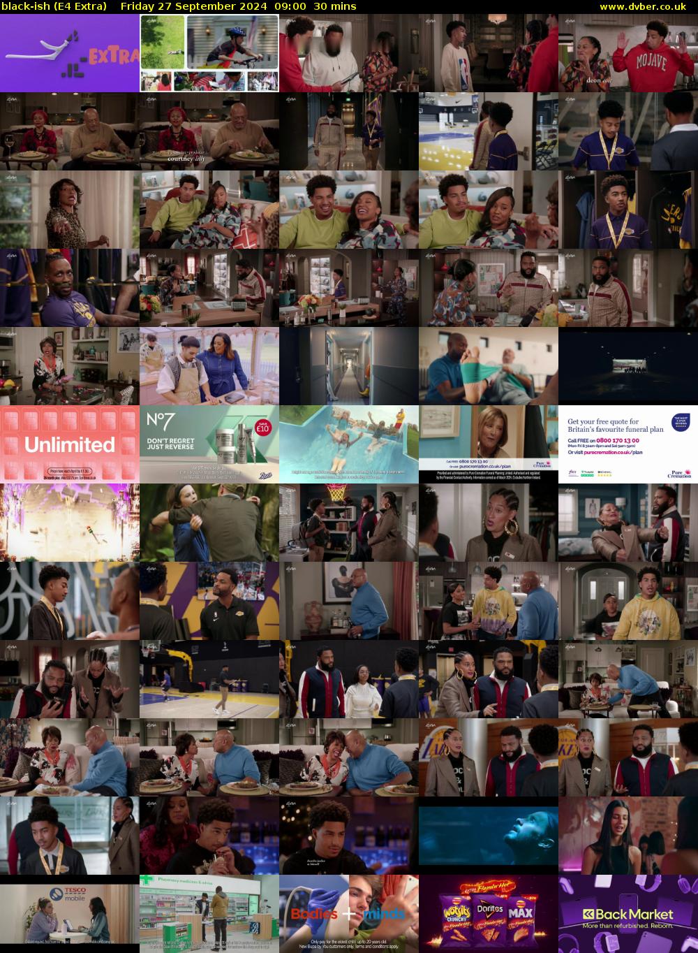 black-ish (E4 Extra) Friday 27 September 2024 09:00 - 09:30