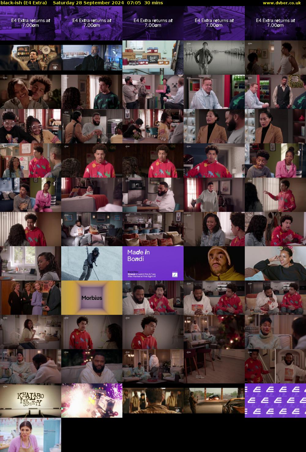 black-ish (E4 Extra) Saturday 28 September 2024 07:05 - 07:35