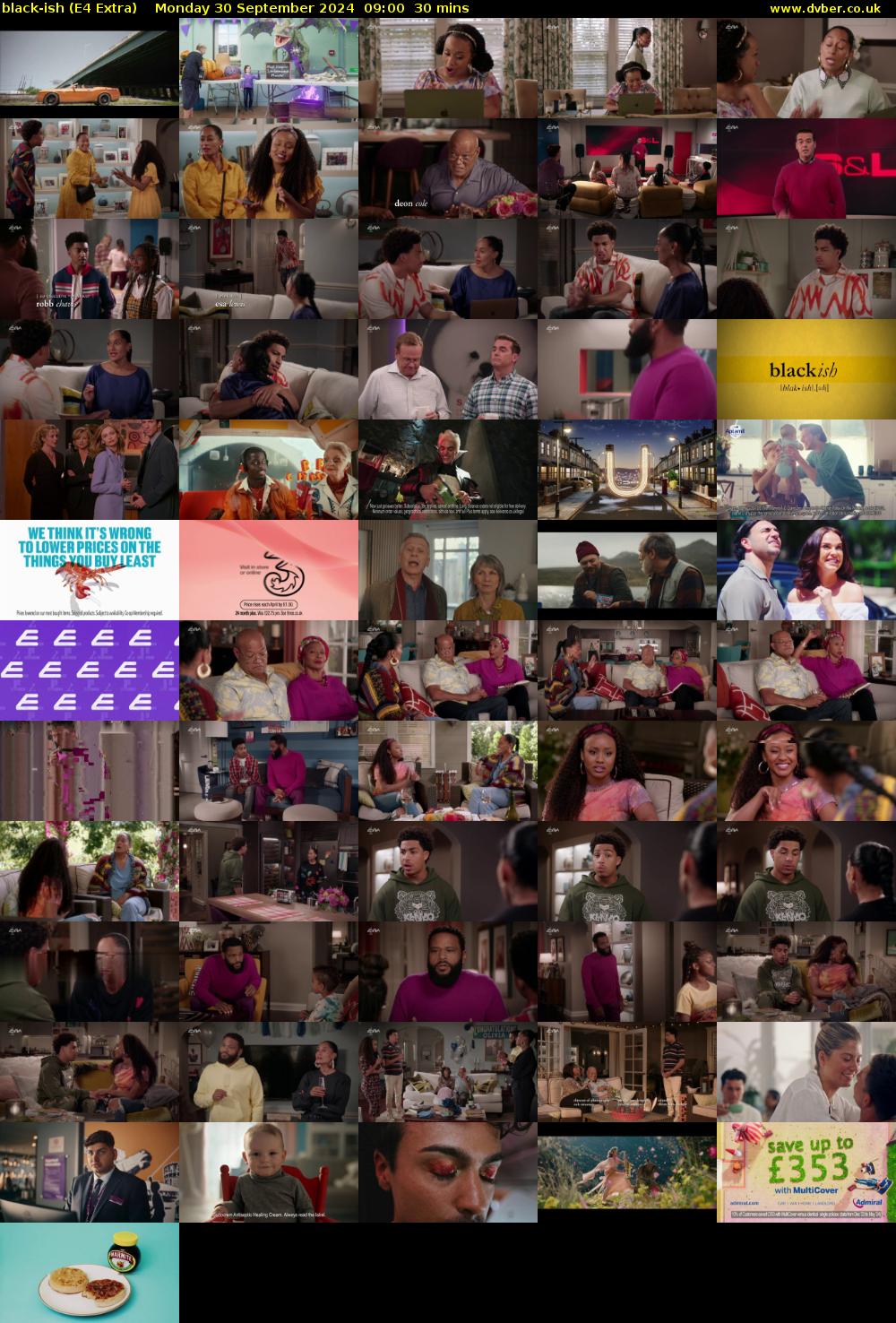 black-ish (E4 Extra) Monday 30 September 2024 09:00 - 09:30