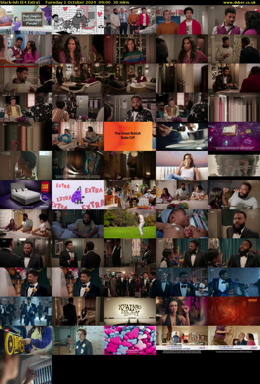 black-ish (E4 Extra) Tuesday 1 October 2024 09:00 - 09:30
