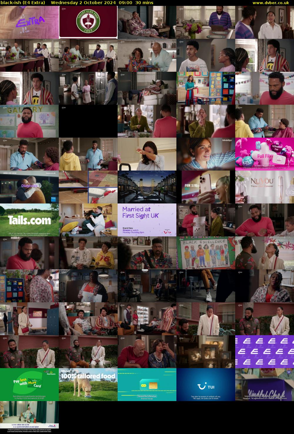 black-ish (E4 Extra) Wednesday 2 October 2024 09:00 - 09:30