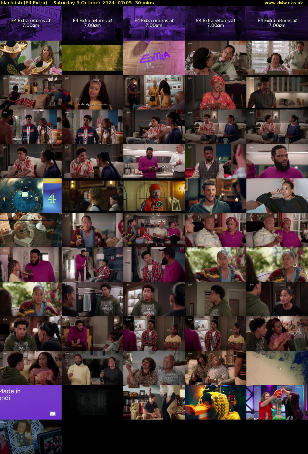black-ish (E4 Extra) Saturday 5 October 2024 07:05 - 07:35