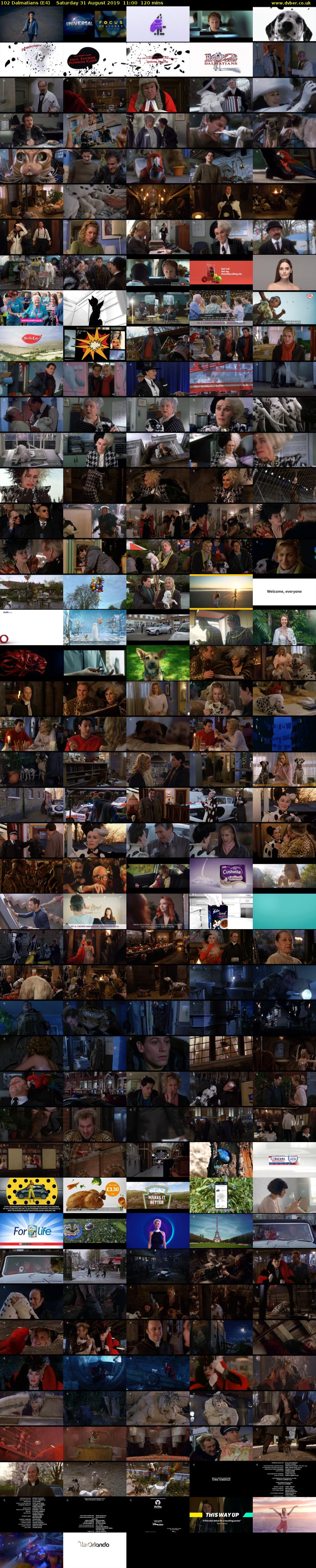 102 Dalmatians (E4) Saturday 31 August 2019 11:00 - 13:00