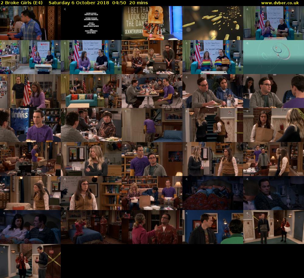 2 Broke Girls (E4) Saturday 6 October 2018 04:50 - 05:10