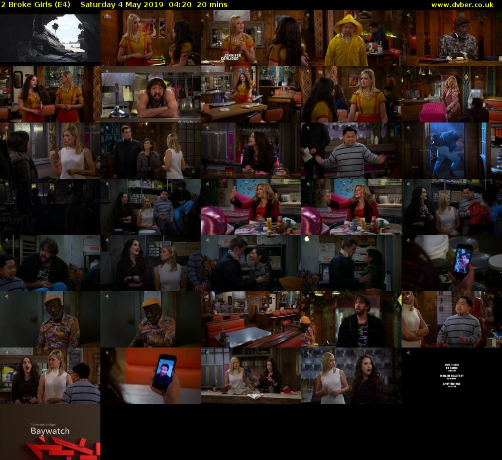2 Broke Girls (E4) Saturday 4 May 2019 04:20 - 04:40