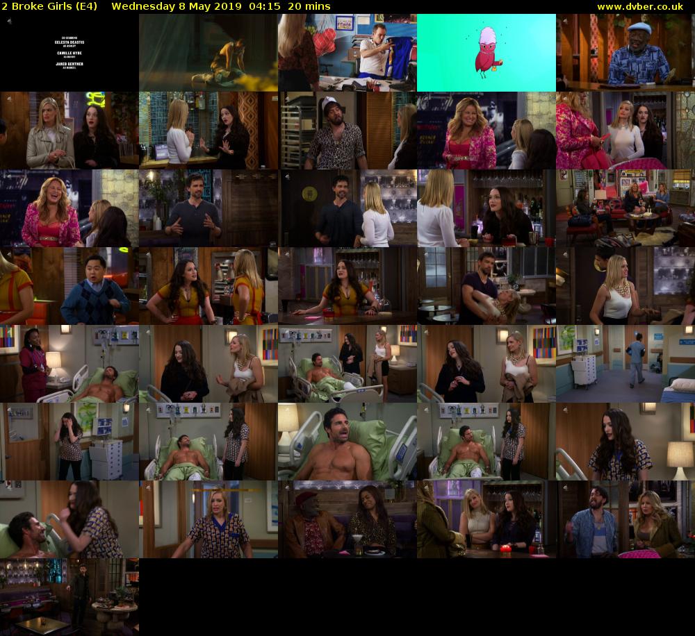 2 Broke Girls (E4) Wednesday 8 May 2019 04:15 - 04:35