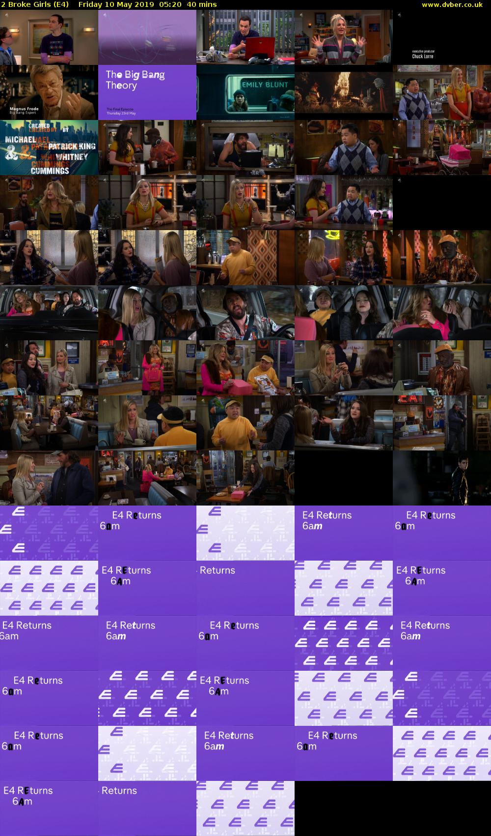2 Broke Girls (E4) Friday 10 May 2019 05:20 - 06:00