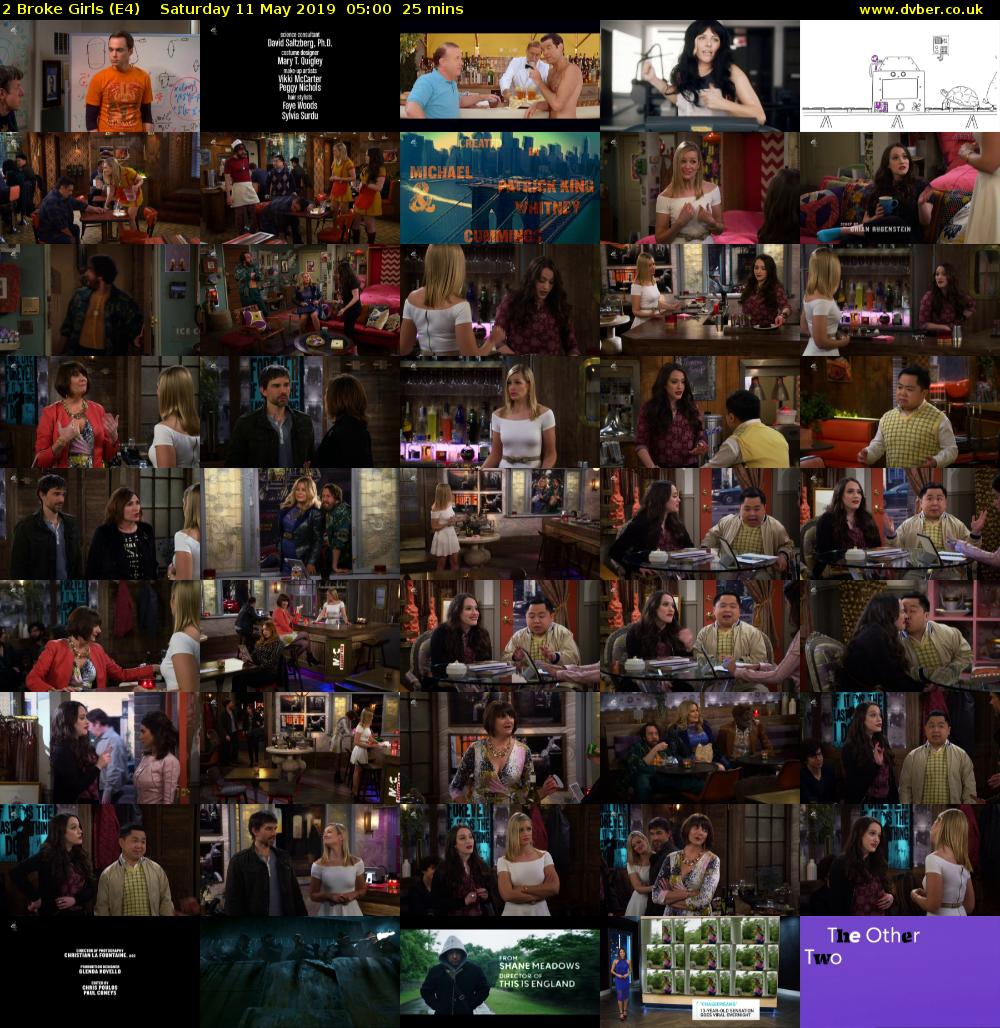2 Broke Girls (E4) Saturday 11 May 2019 05:00 - 05:25