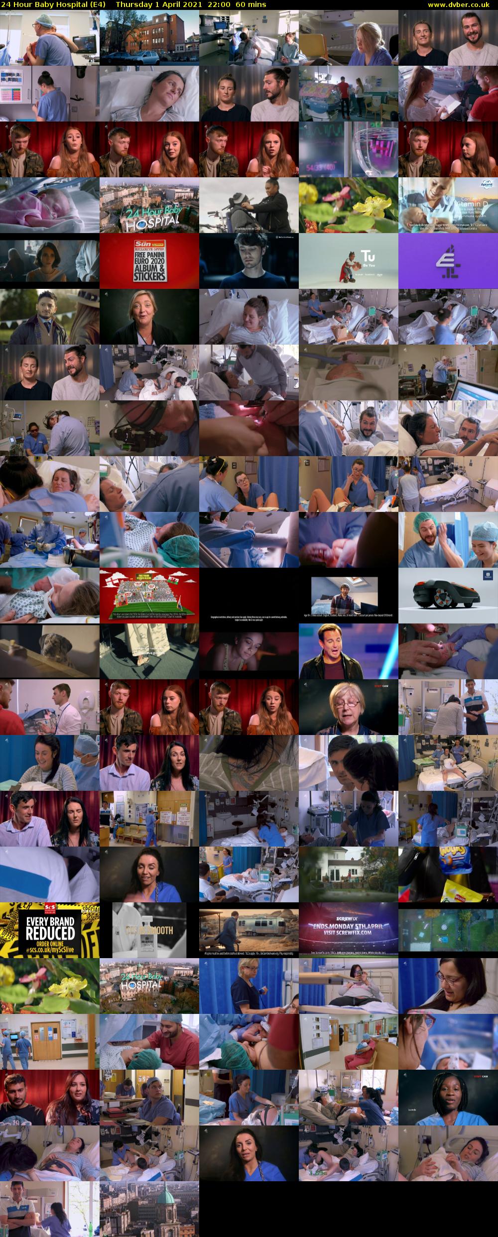 24 Hour Baby Hospital (E4) Thursday 1 April 2021 22:00 - 23:00
