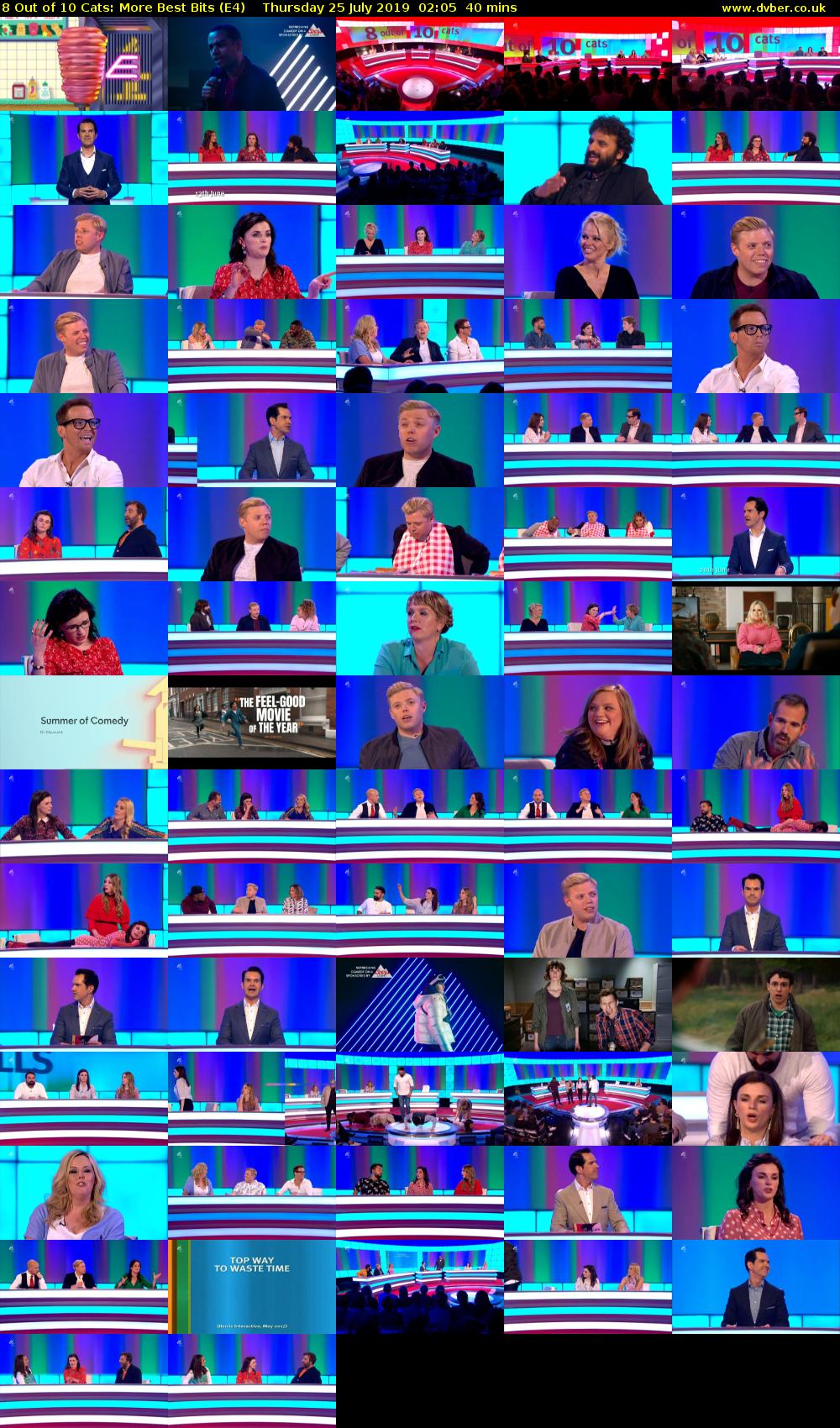 8 Out of 10 Cats: More Best Bits (E4) Thursday 25 July 2019 02:05 - 02:45