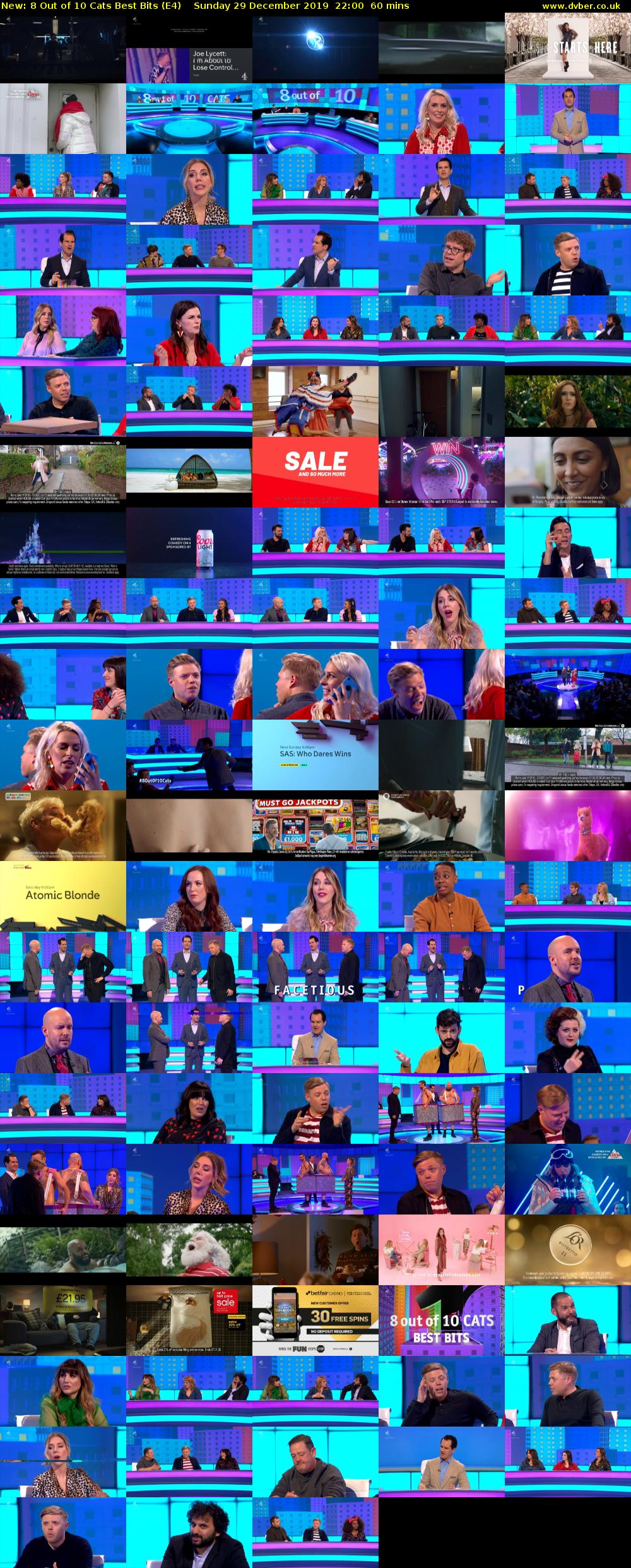 8 Out of 10 Cats Best Bits (E4) Sunday 29 December 2019 22:00 - 23:00