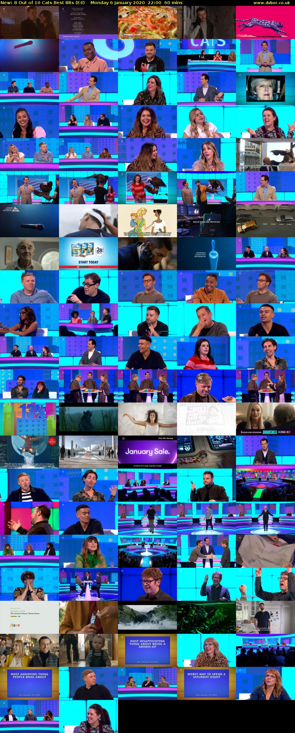 8 Out of 10 Cats Best Bits (E4) Monday 6 January 2020 22:00 - 23:00