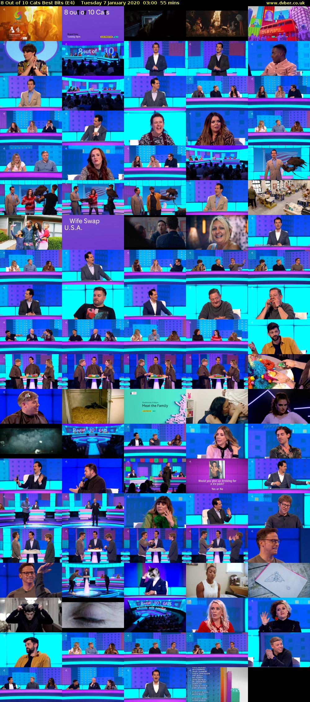 8 Out of 10 Cats Best Bits (E4) Tuesday 7 January 2020 03:00 - 03:55