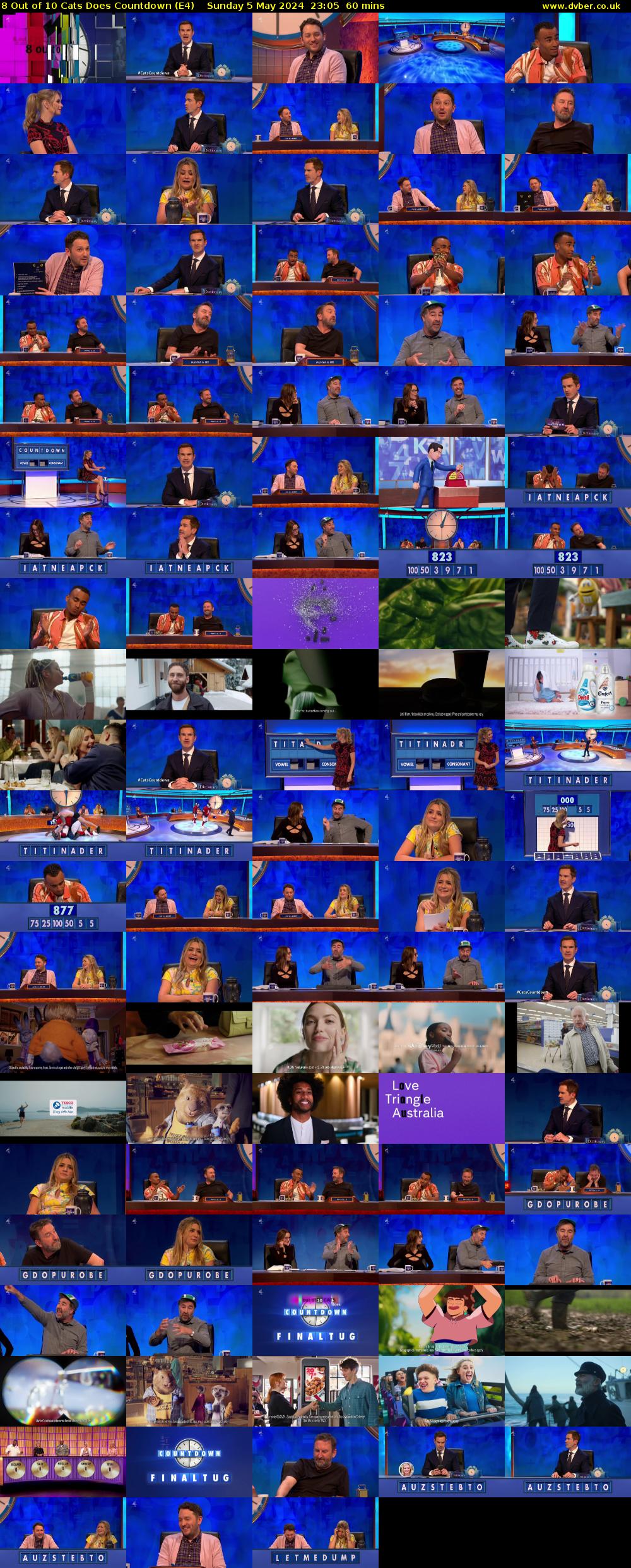 8 Out of 10 Cats Does Countdown (E4) Sunday 5 May 2024 23:05 - 00:05