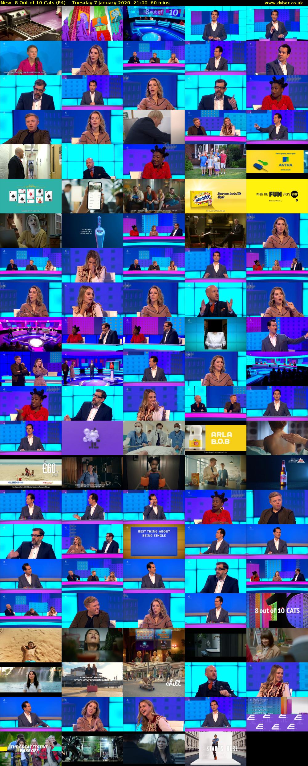 8 Out of 10 Cats (E4) Tuesday 7 January 2020 21:00 - 22:00
