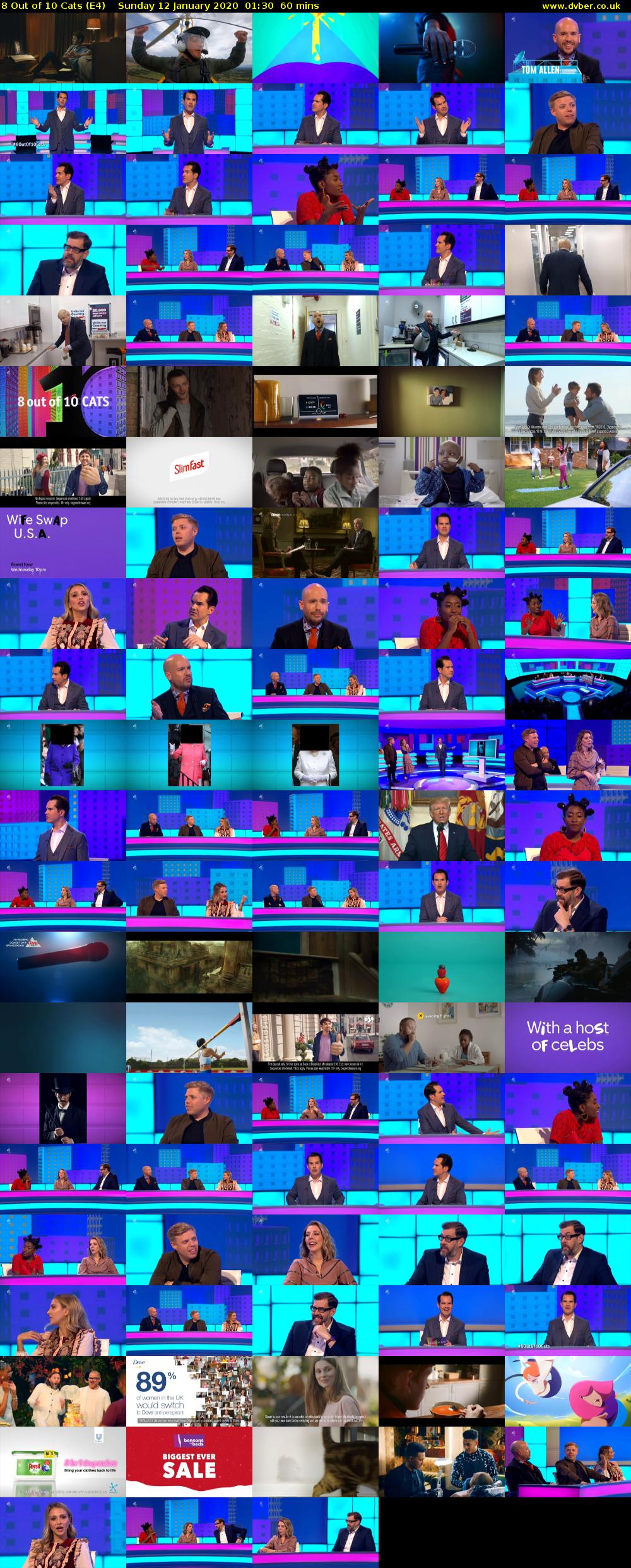 8 Out of 10 Cats (E4) Sunday 12 January 2020 01:30 - 02:30