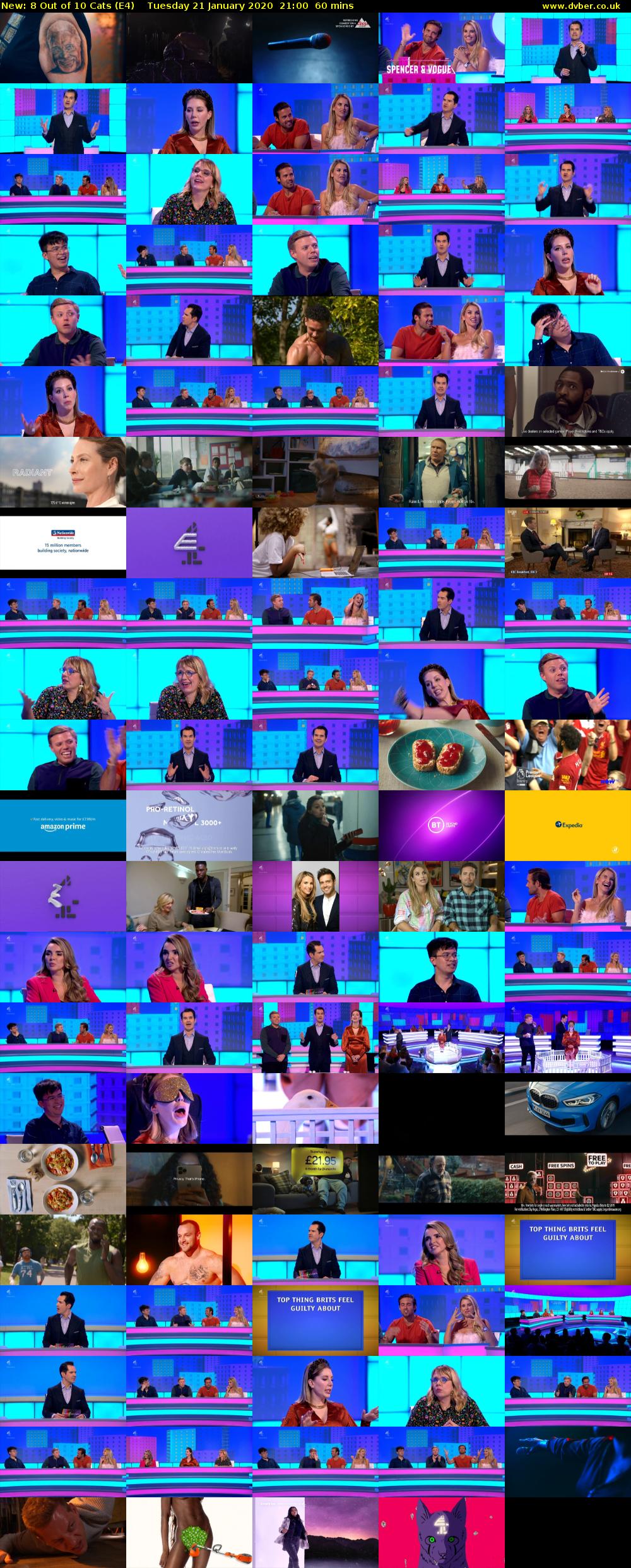 8 Out of 10 Cats (E4) Tuesday 21 January 2020 21:00 - 22:00
