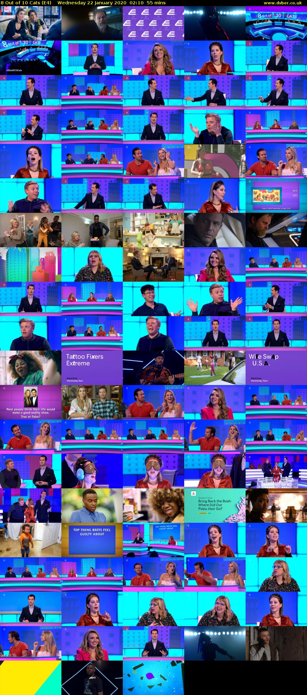 8 Out of 10 Cats (E4) Wednesday 22 January 2020 02:10 - 03:05