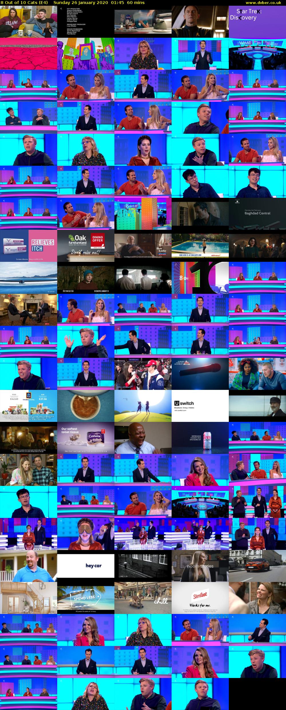 8 Out of 10 Cats (E4) Sunday 26 January 2020 01:45 - 02:45