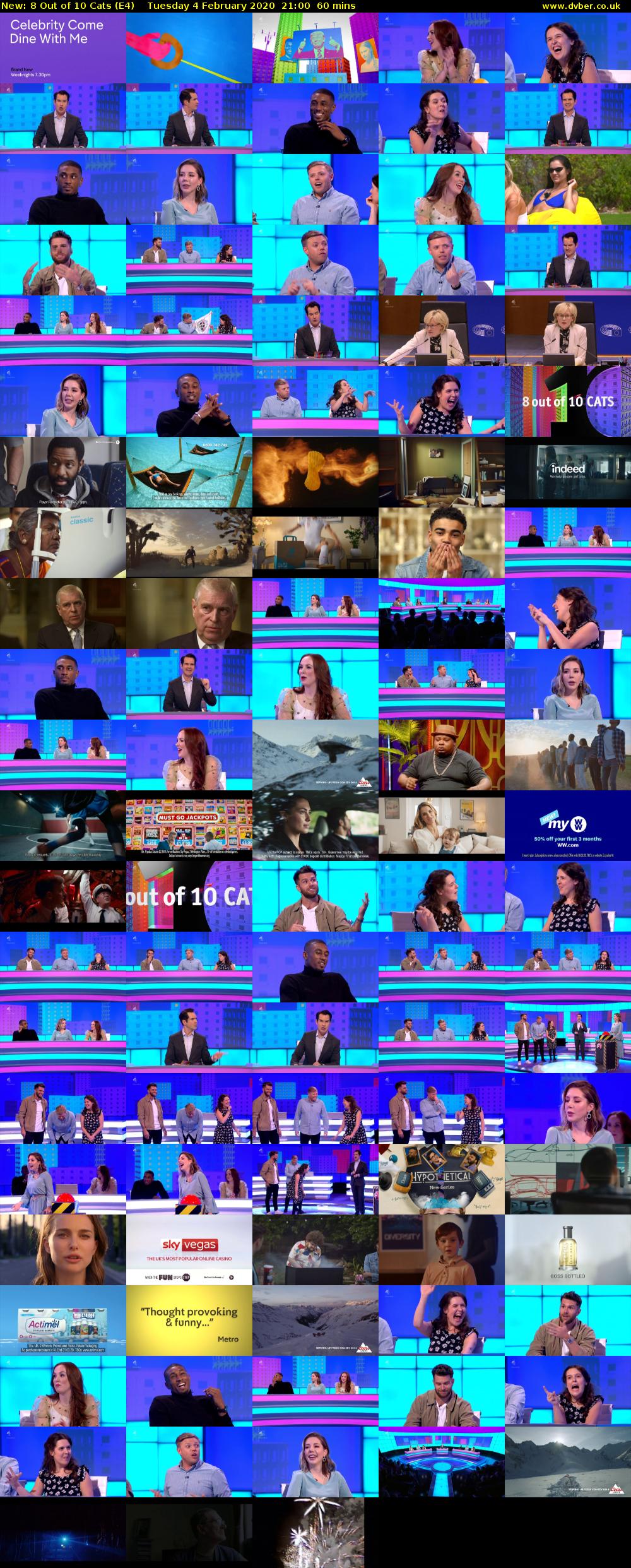 8 Out of 10 Cats (E4) Tuesday 4 February 2020 21:00 - 22:00
