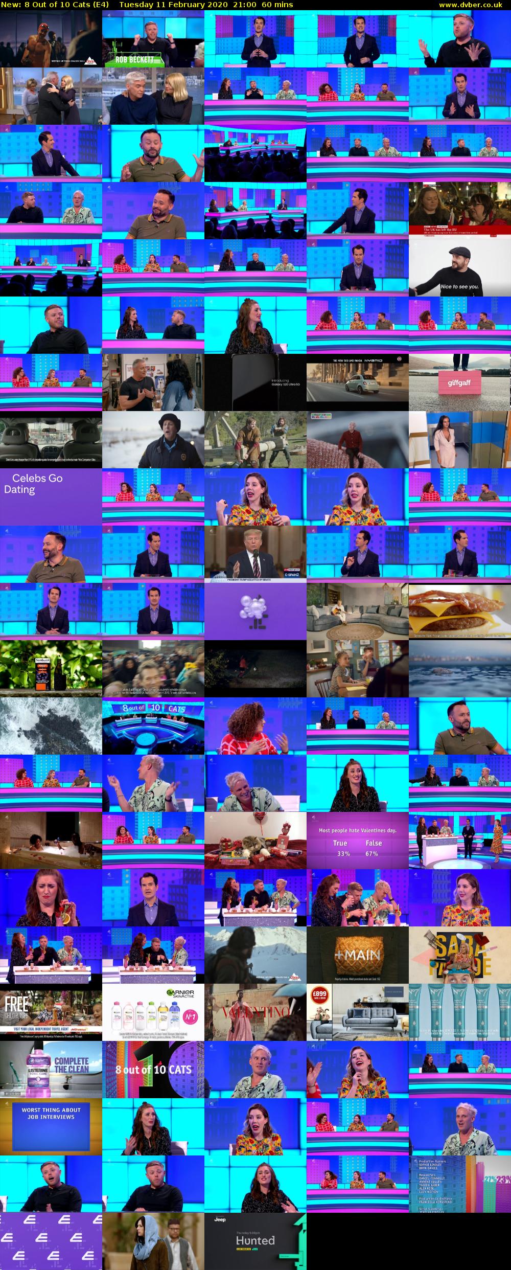 8 Out of 10 Cats (E4) Tuesday 11 February 2020 21:00 - 22:00