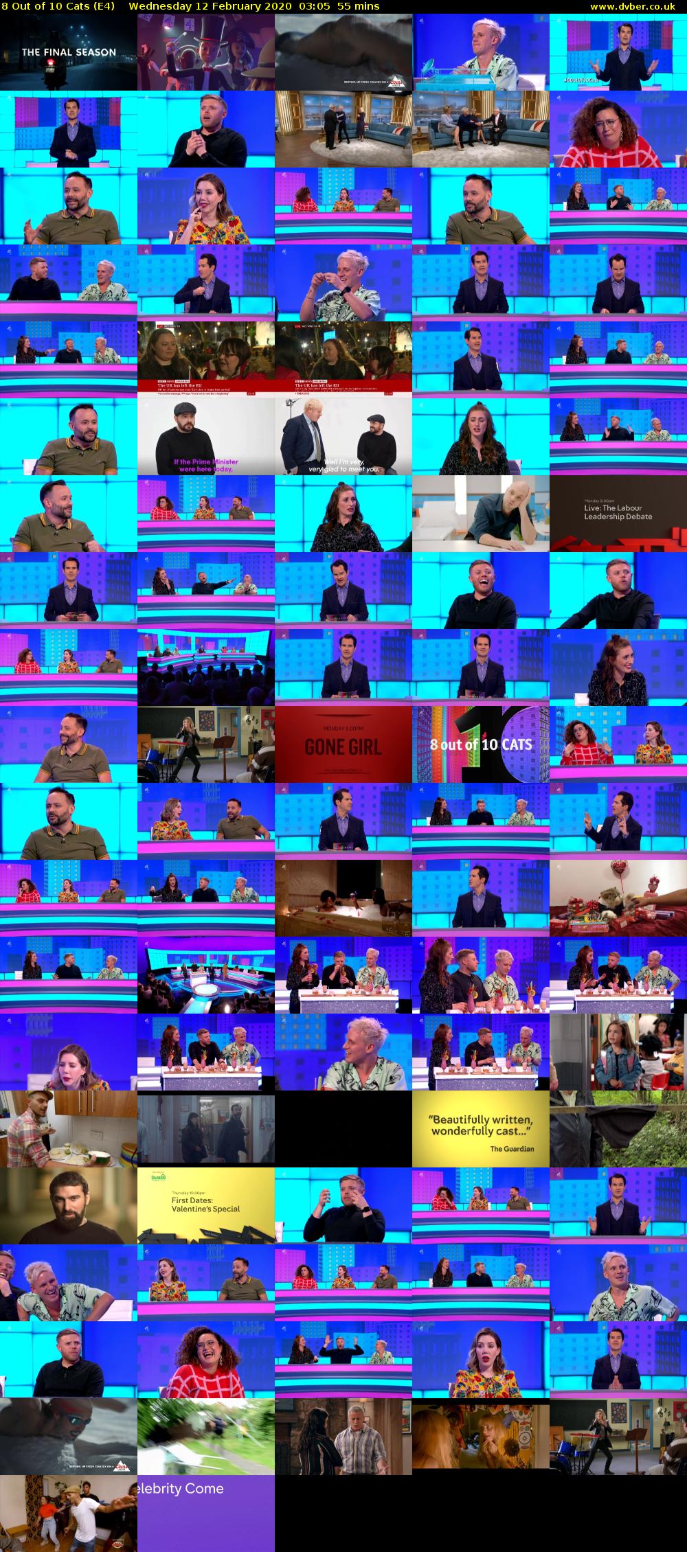 8 Out of 10 Cats (E4) Wednesday 12 February 2020 03:05 - 04:00