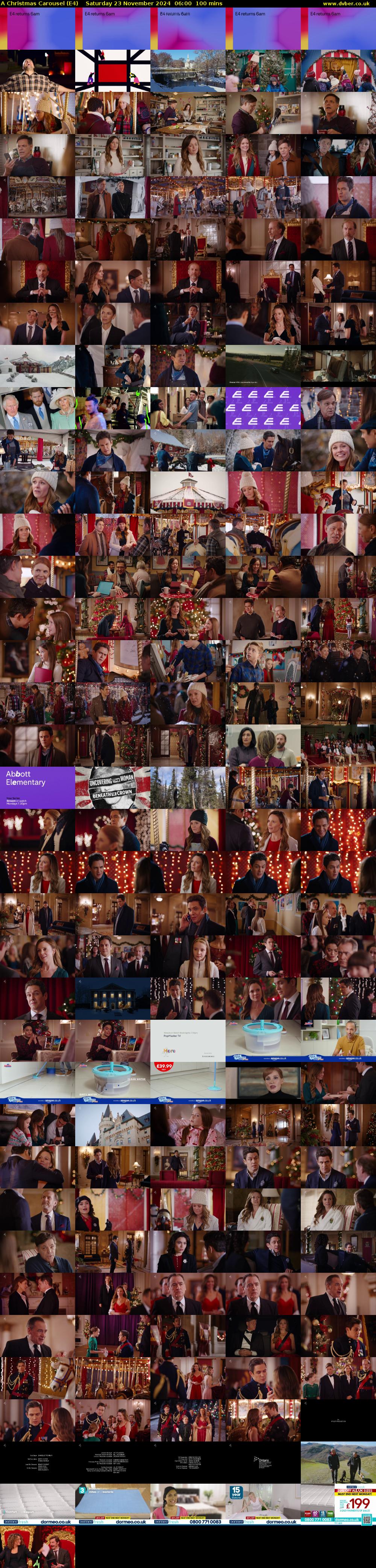 A Christmas Carousel (E4) Saturday 23 November 2024 06:00 - 07:40