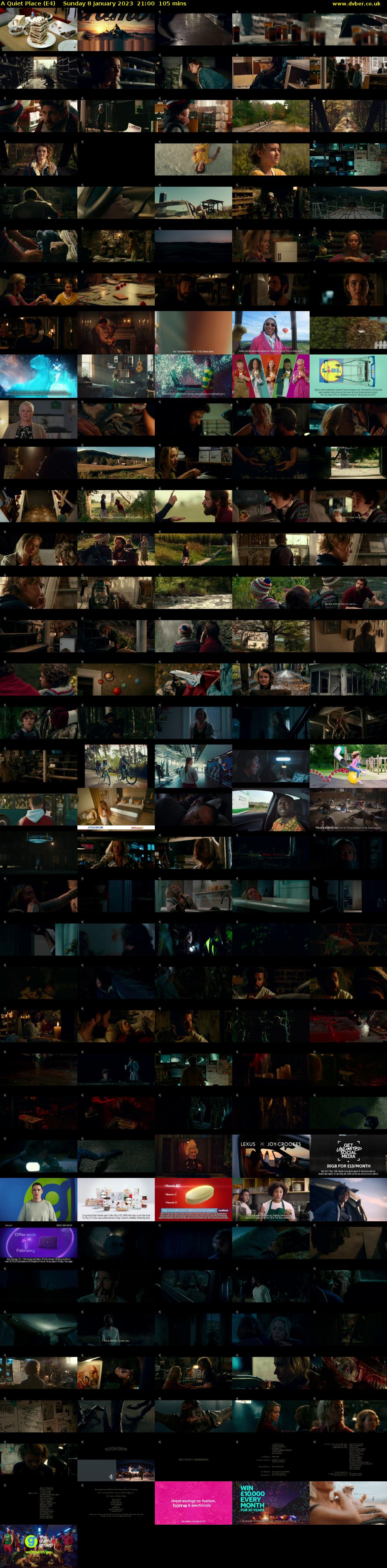 A Quiet Place (E4) Sunday 8 January 2023 21:00 - 22:45