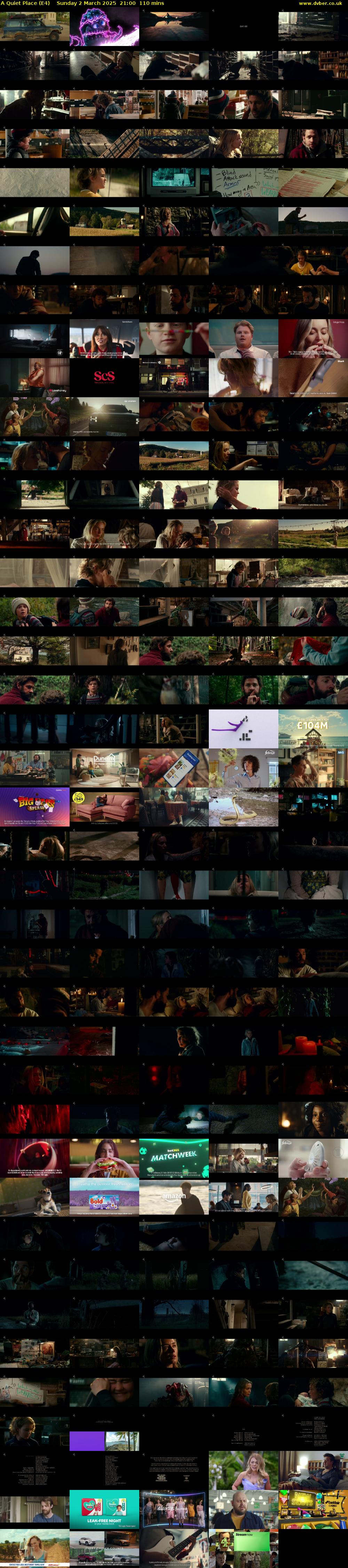 A Quiet Place (E4) Sunday 2 March 2025 21:00 - 22:50