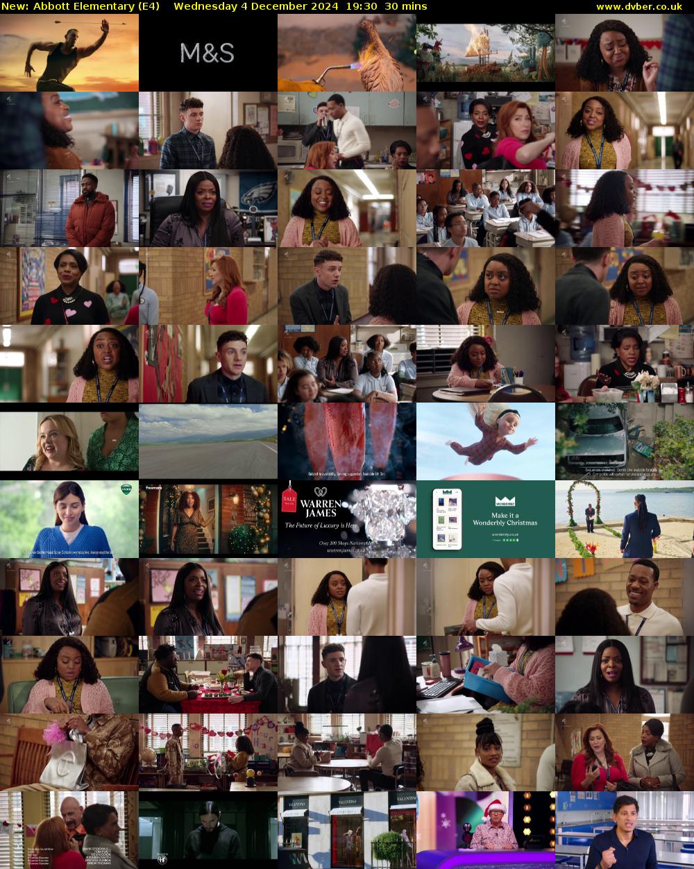 Abbott Elementary (E4) Wednesday 4 December 2024 19:30 - 20:00
