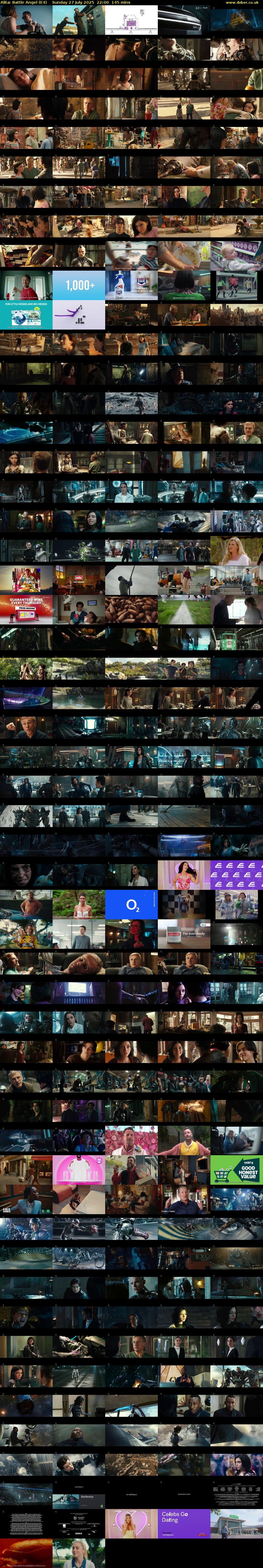 Alita: Battle Angel (E4) Sunday 27 July 2025 22:00 - 00:25