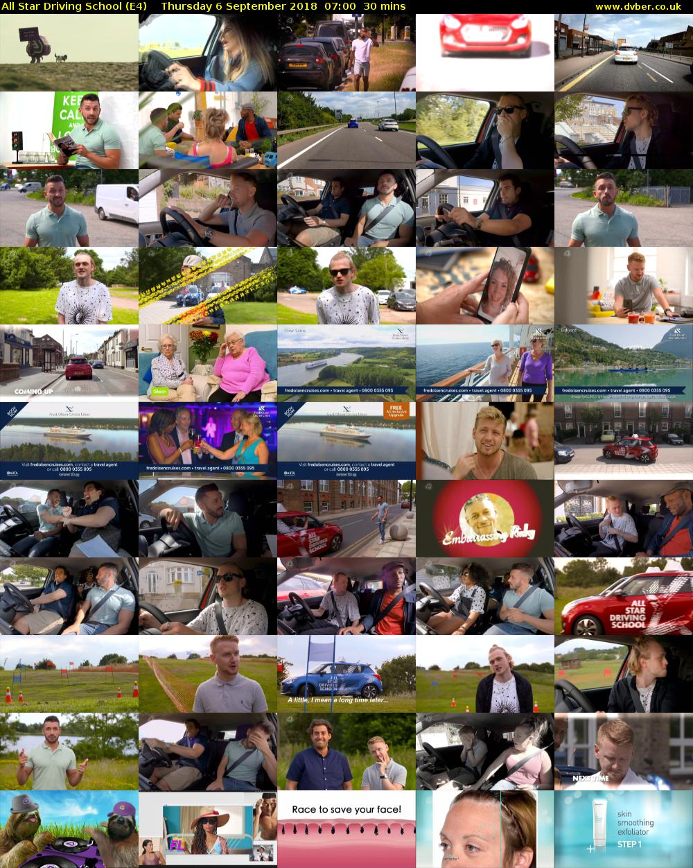 All Star Driving School (E4) Thursday 6 September 2018 07:00 - 07:30