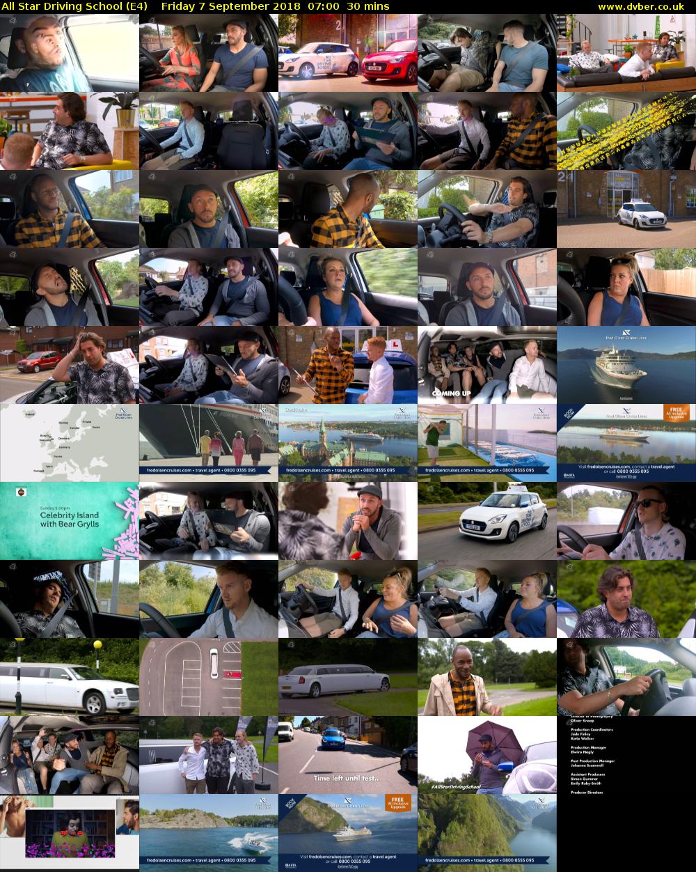 All Star Driving School (E4) Friday 7 September 2018 07:00 - 07:30