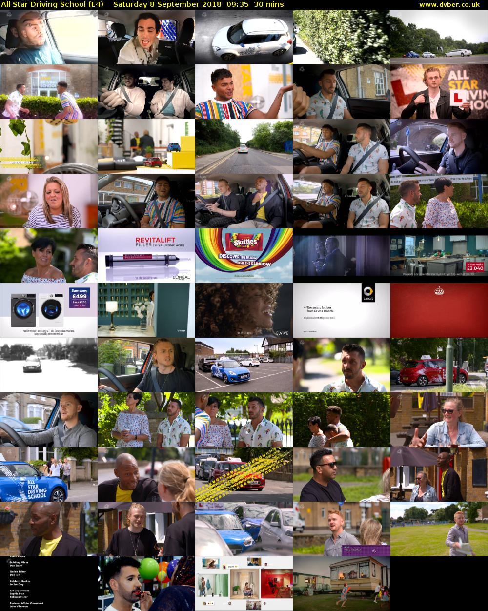 All Star Driving School (E4) Saturday 8 September 2018 09:35 - 10:05