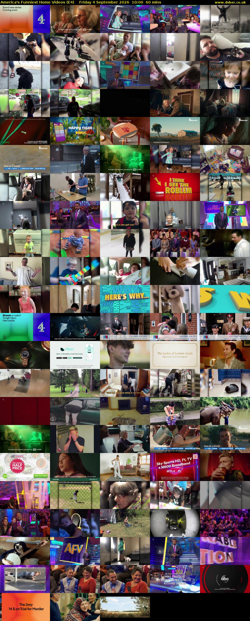 America's Funniest Home Videos (E4) Friday 4 September 2026 10:00 - 11:00