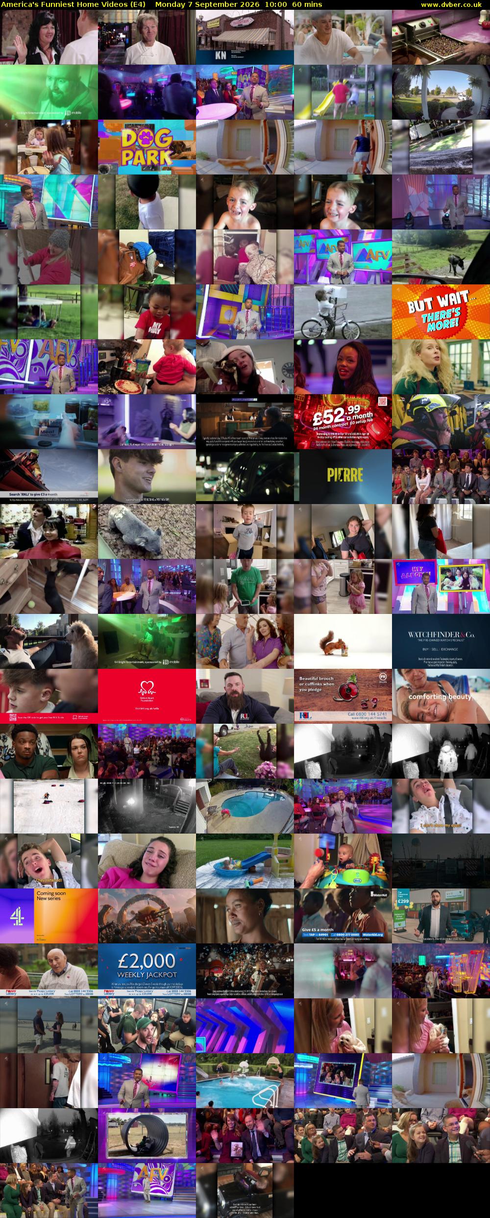 America's Funniest Home Videos (E4) Monday 7 September 2026 10:00 - 11:00
