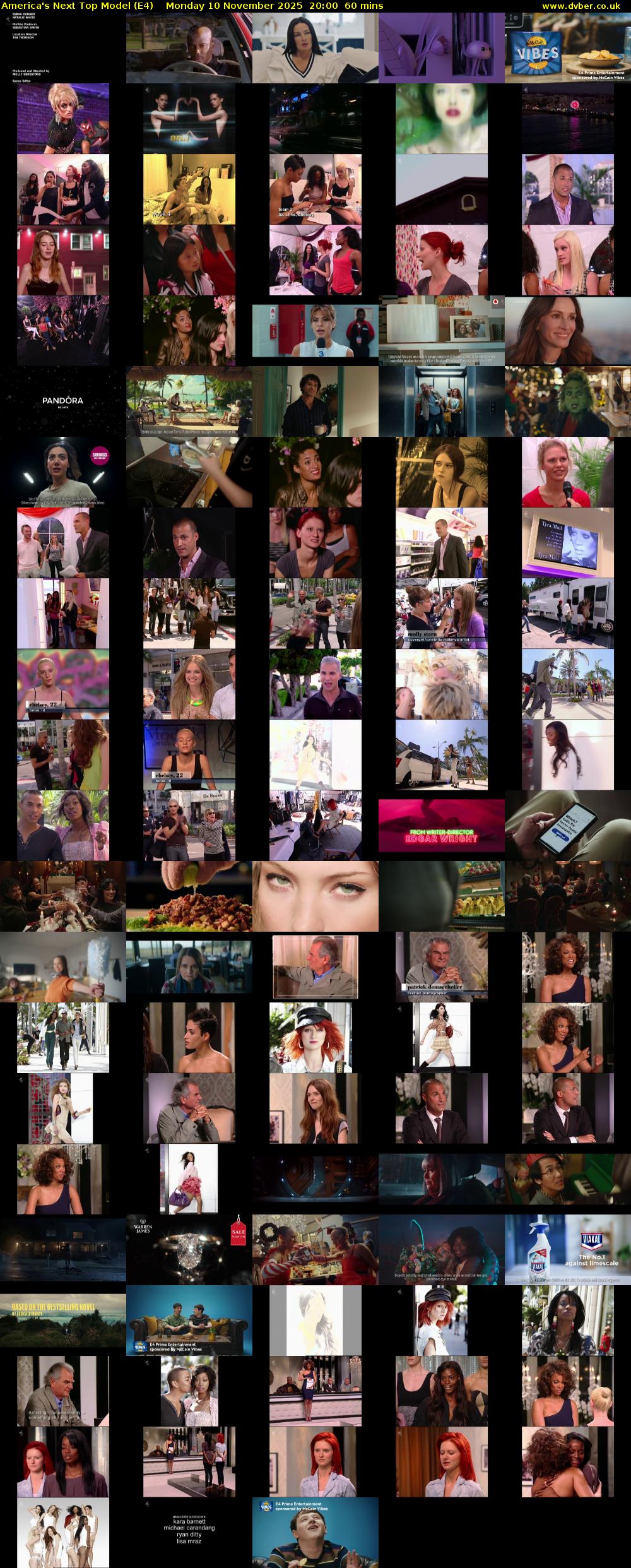 America's Next Top Model (E4) Monday 10 November 2025 20:00 - 21:00