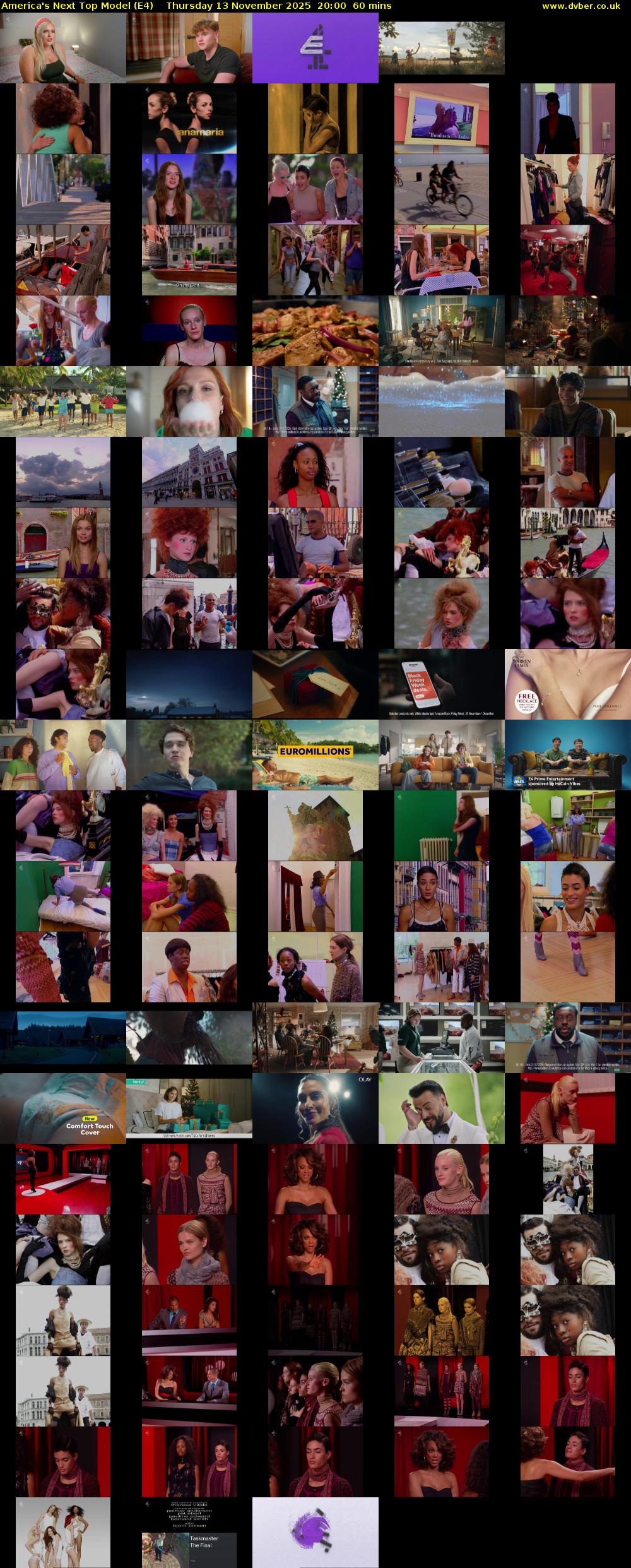 America's Next Top Model (E4) Thursday 13 November 2025 20:00 - 21:00