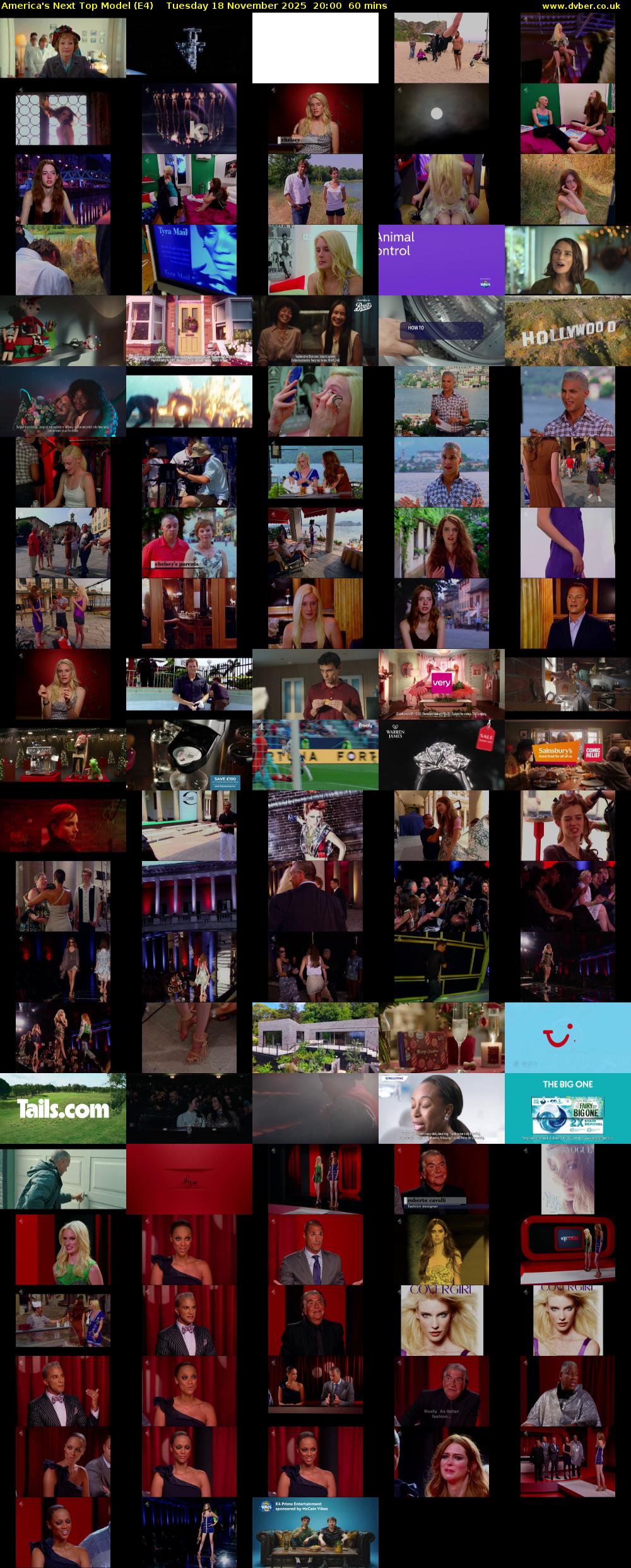America's Next Top Model (E4) Tuesday 18 November 2025 20:00 - 21:00