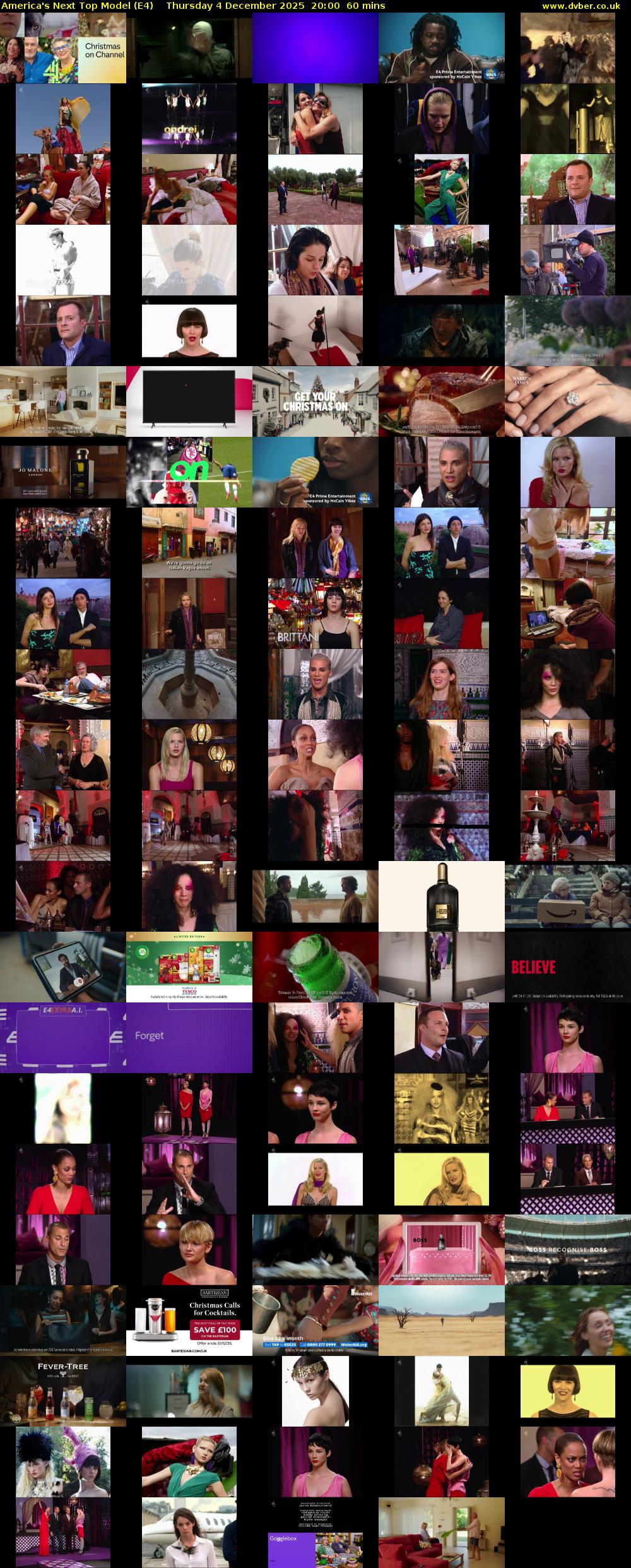America's Next Top Model (E4) Thursday 4 December 2025 20:00 - 21:00