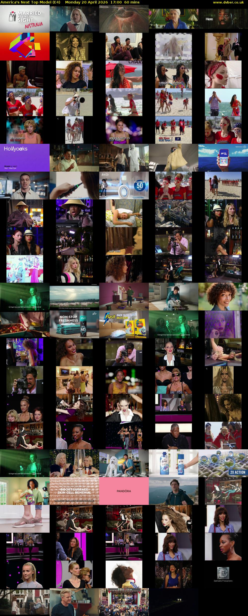 America's Next Top Model (E4) Monday 20 April 2026 17:00 - 18:00